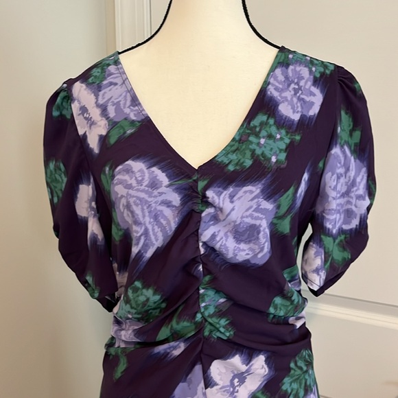 A New Day Purple Floral High-Low Dress - Picture 5 of 10